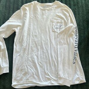 Vineyard Vines men’s long sleeve t shirt white size large
